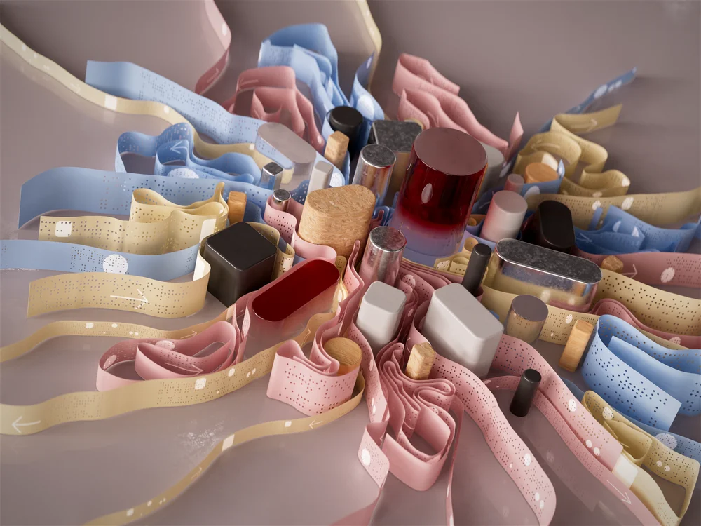 Abstract visualization of AI data streams, representing the methodology that lets a consultant serve more clients without burning out