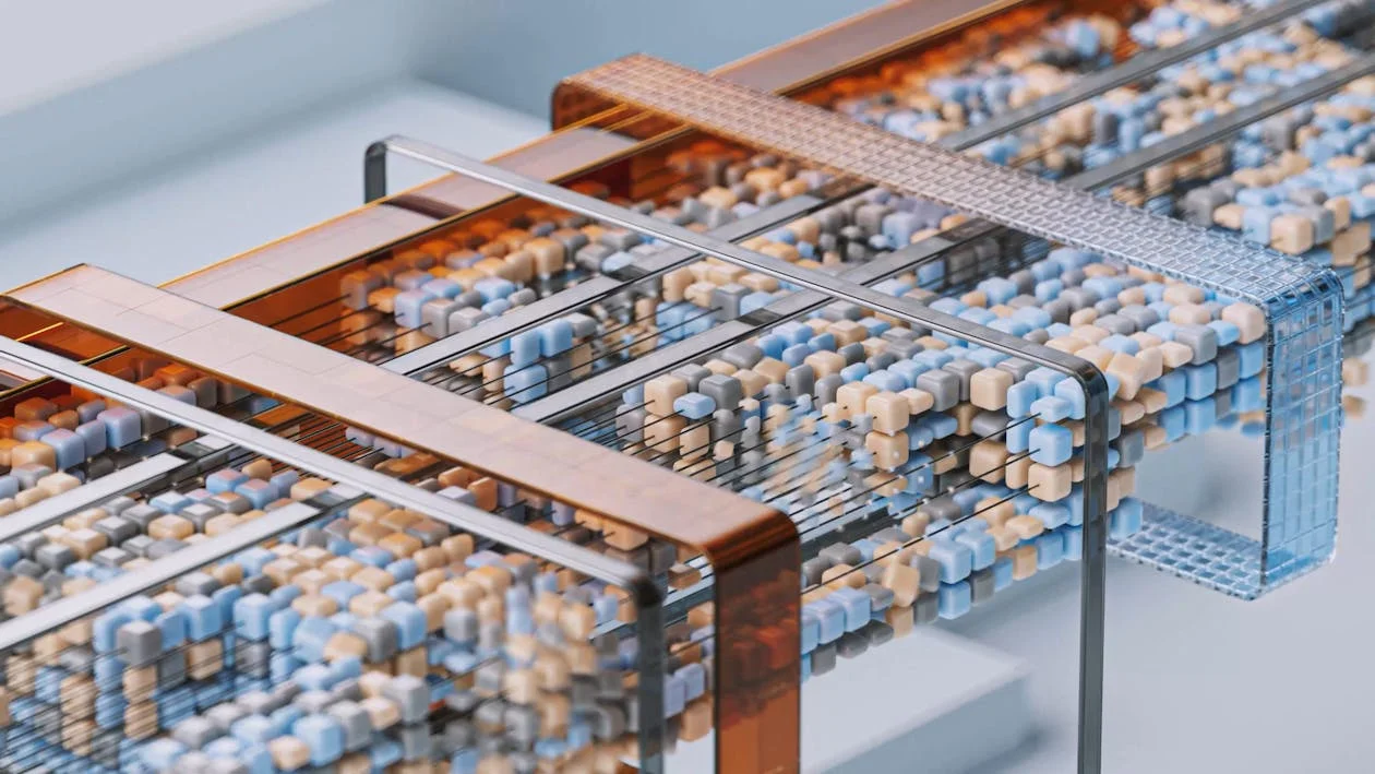Dynamic geometric data paths from a Google DeepMind visualization of the structured encoding that trains AI on a consulting framework